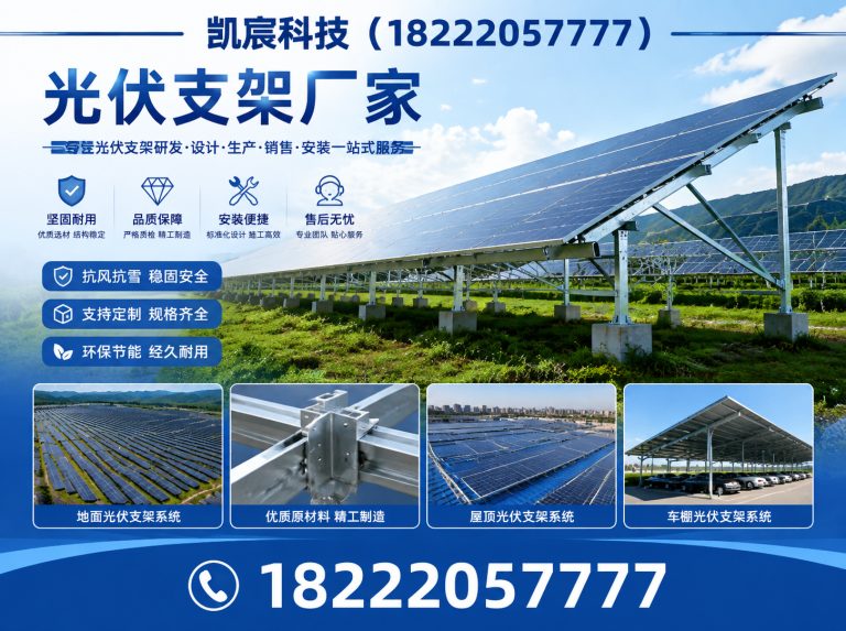 红桥区光伏支架研发制造展示图
