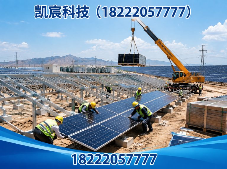 红桥区光伏电站施工展示图